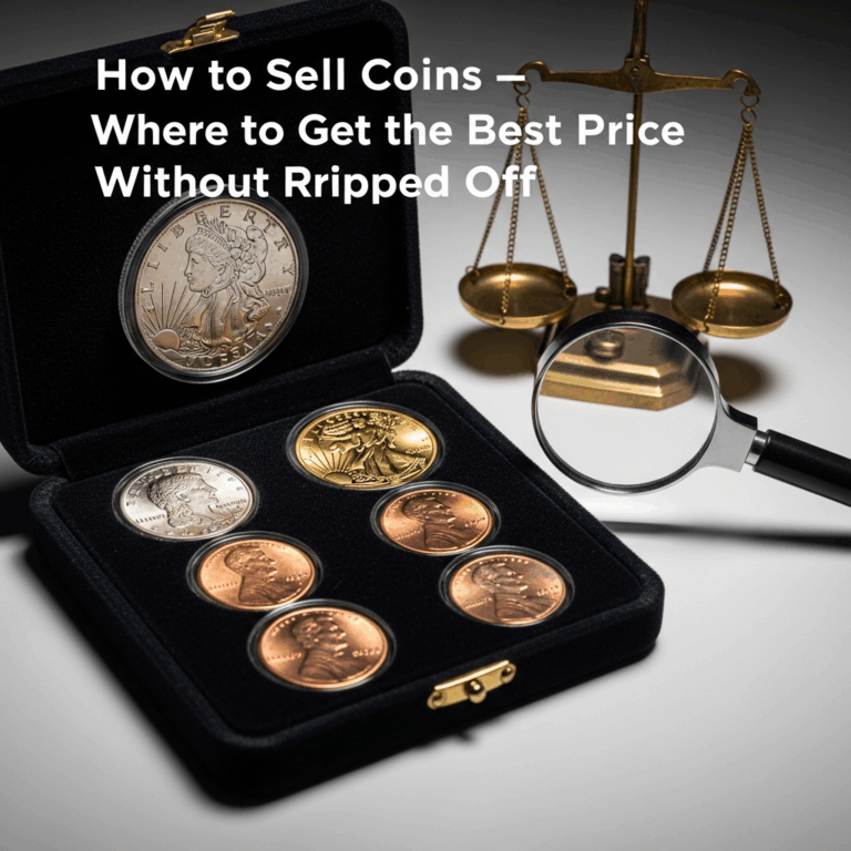 Professional photograph related to: How to Sell Coins — Where to Get the Best Price Without Getting