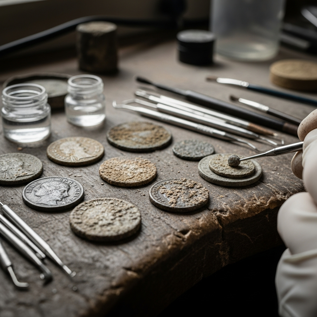 Saving Corroded Coins - Conservation Techniques That Work